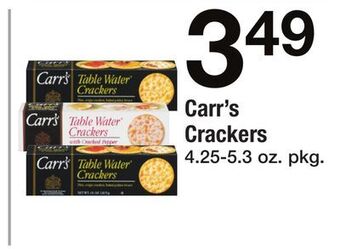 ACME Carr's crackers offer