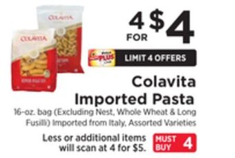 ShopRite Imported pasta offer