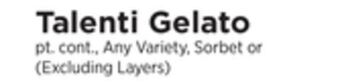 ShopRite Gelato offer