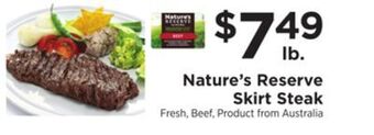 ShopRite Skirt steak offer