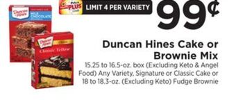 ShopRite Cake or brownie mix offer