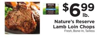 ShopRite Lamb loin chops offer