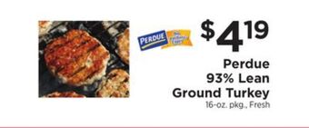 ShopRite 93% lean ground turkey offer