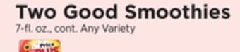 ShopRite Smoothies offer