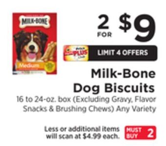 ShopRite Dog biscuits offer