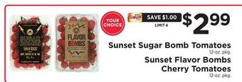 ShopRite Sugar bomb tomatoes offer