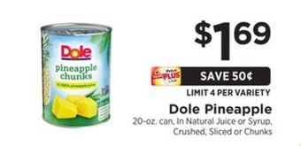 ShopRite Pineapple offer