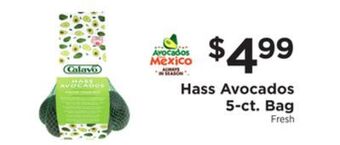 ShopRite Hass avocados 5-ct. bag offer