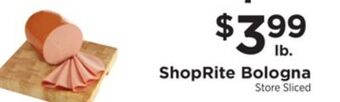 ShopRite Bologna offer