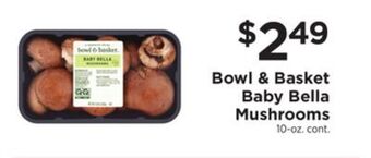 ShopRite Baby bella mushrooms offer