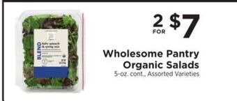 ShopRite Organic salads offer