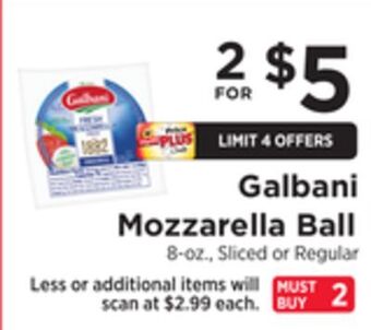 ShopRite Mozzarella ball offer