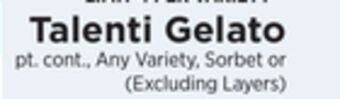 ShopRite Gelato offer