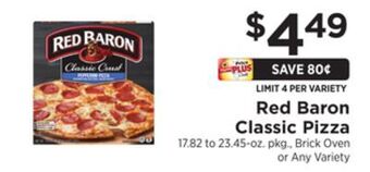 ShopRite Classic pizza offer