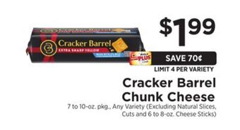 ShopRite Chunk cheese offer