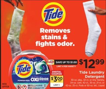 ShopRite Laundry detergent offer