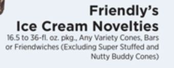 ShopRite Ice cream novelties offer