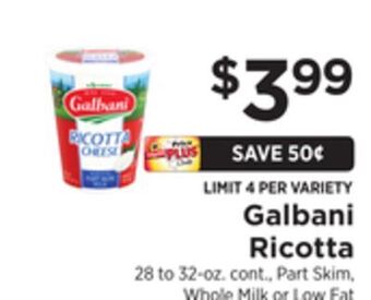 ShopRite Ricotta offer