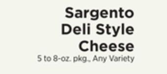 ShopRite Deli style cheese offer
