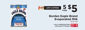 ShopRite Eagle brand evaporated milk offer