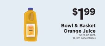 ShopRite Orange juice offer