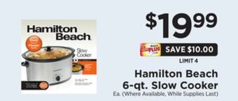 ShopRite 6-qt. slow cooker offer