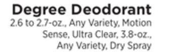 ShopRite Deodorant offer
