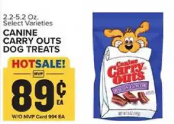 Food Lion Canine Carry Outs Dog Treats 2.2-5.2 oz offer