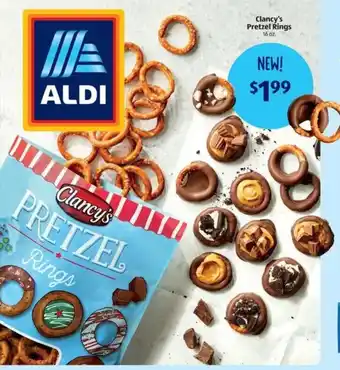 Aldi Clancy's Pretzels Ring 16 oz. offer
