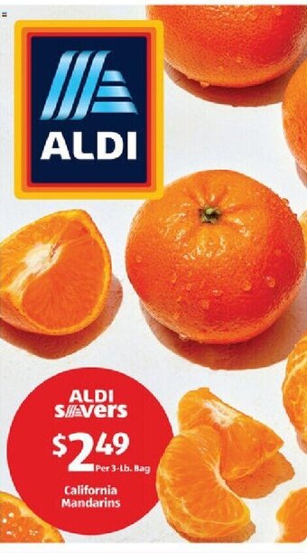 Aldi California Mandarins offer