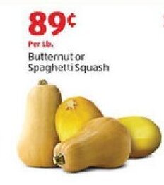 Butternut or Spaghetti Squash