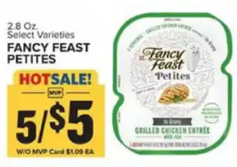 Food Lion Fancy Feast Petites 2.8 oz offer