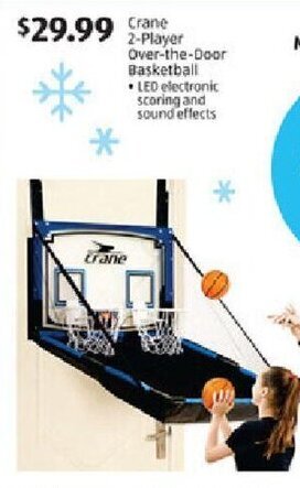 Aldi Crane 2-Player Over-The-Door Basketball offer