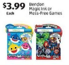 Aldi Bendon Magic Ink or Mess-Free Games offer