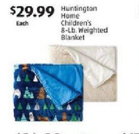 Aldi Huntington Home Children's 8-Lb. Weighted Blanket offer
