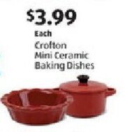 Aldi Crofton Mini Ceramic Baking Dishes offer