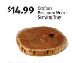 Aldi Crofton Premium Wood Serving Tray offer