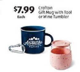 Aldi Crofton Gift Mug with Tool or Wine Tumbler offer