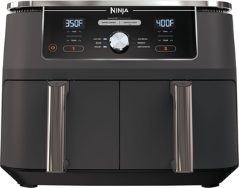 Best Buy Ninja - foodi 6-in-1 10-qt. xl 2-basket air fryer with dualzone technology - grey offer
