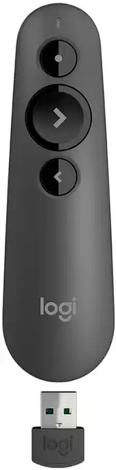 Best Buy Logitech - r500s presenter bluetooth and usb presentation clicker - graphite offer
