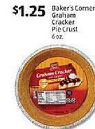 Aldi Baker's corner graham cracker pie crust offer