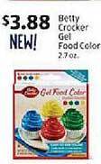 Aldi Betty crocker gel food color offer