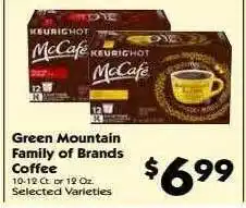 Green mountain family of brands coffee
