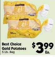 Food Giant Best choice gold potatoes offer