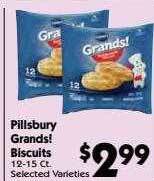 Food Giant Pillsbury grands! biscuits offer