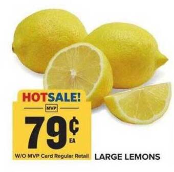 Food Lion Large lemons offer