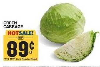 Food Lion Green cabbage offer