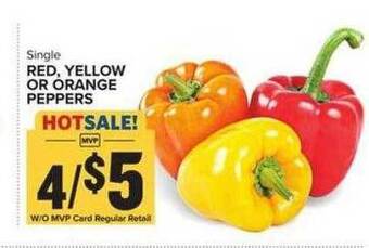Food Lion Red, yellow or orange peppers offer
