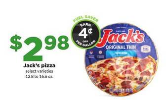 Hy-Vee Jack's pizza offer