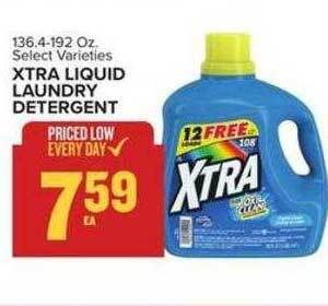 Food Lion Xtra liquid laundry detergent offer